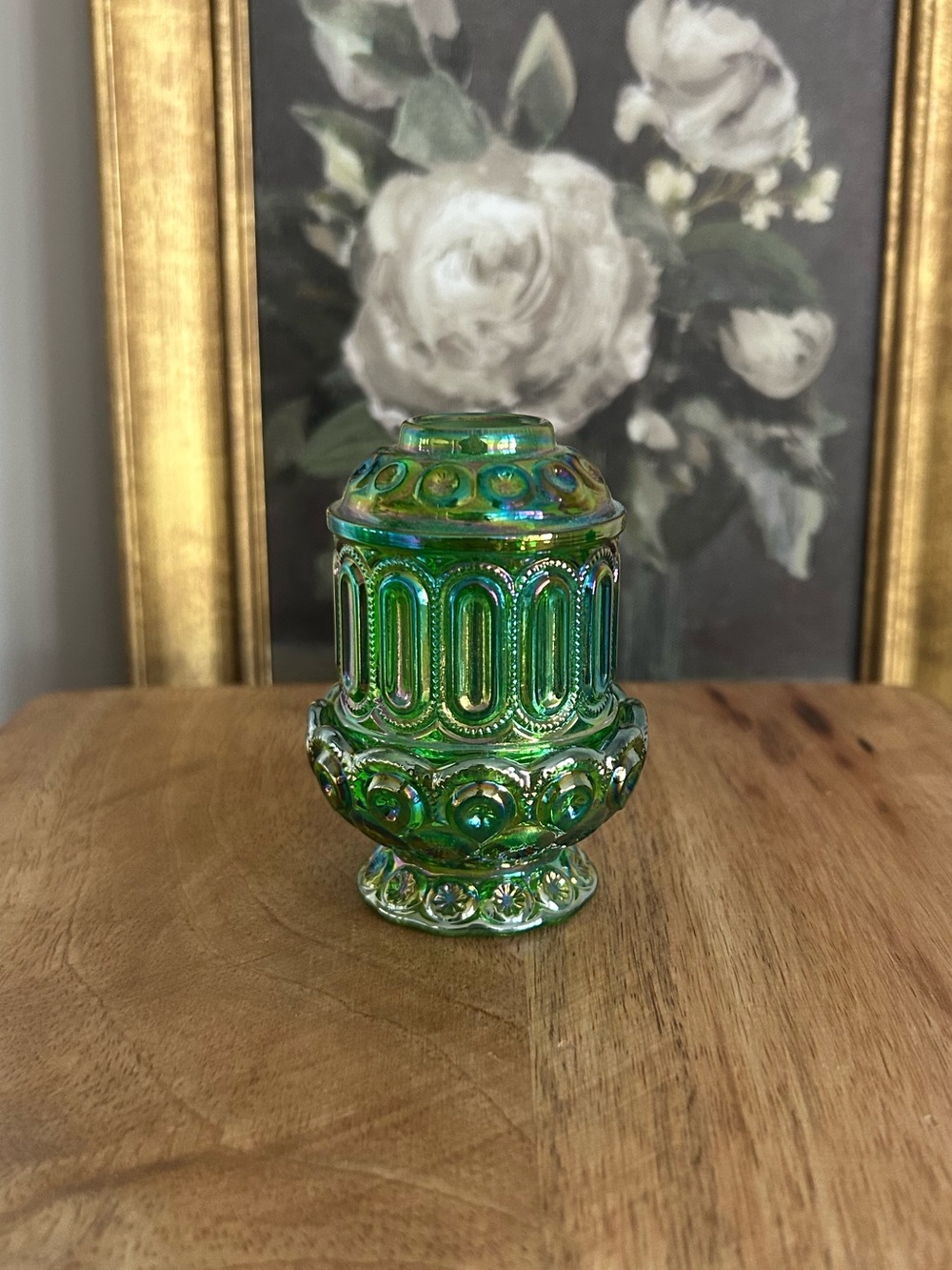 Weisher Moon and Star Emerald Green Carnival Mini Courting Fairy Lamp Green